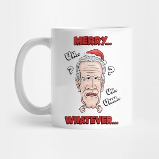 Joe Biden Merry Uh Uh Whatever Christmas Mug